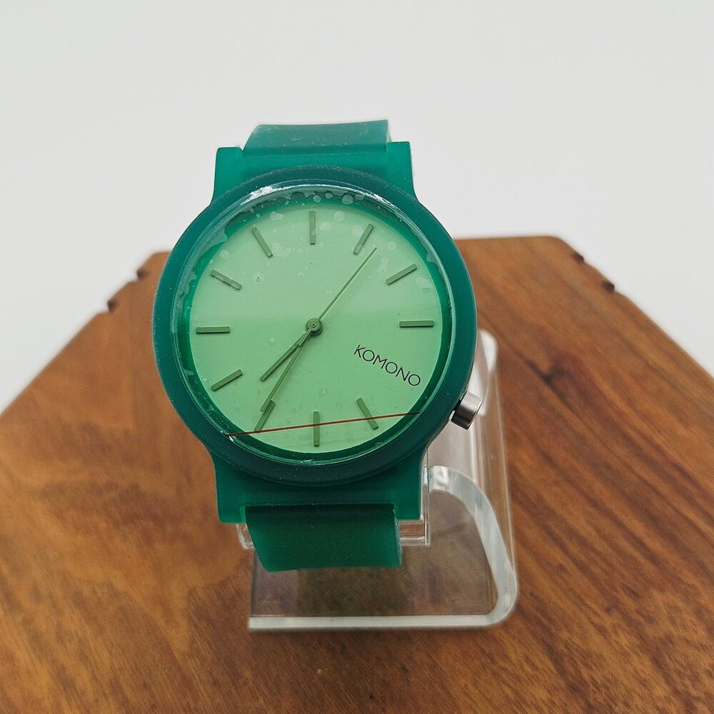 Komono Mono Glow Watch Jungle Green Analog Sporty Colorful Retro Funky Kidcore